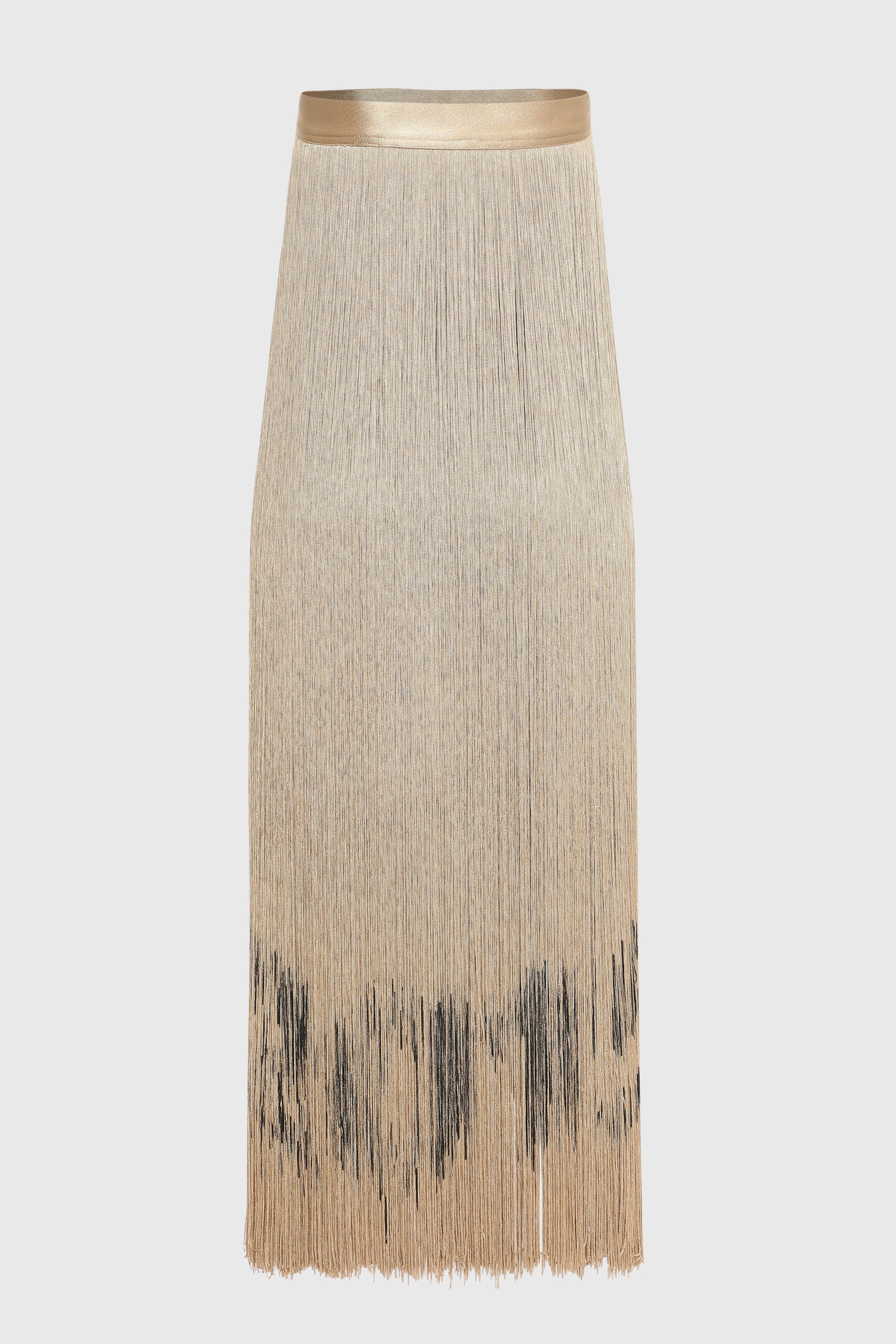 CODE FRINGE STRAPLESS DRESS