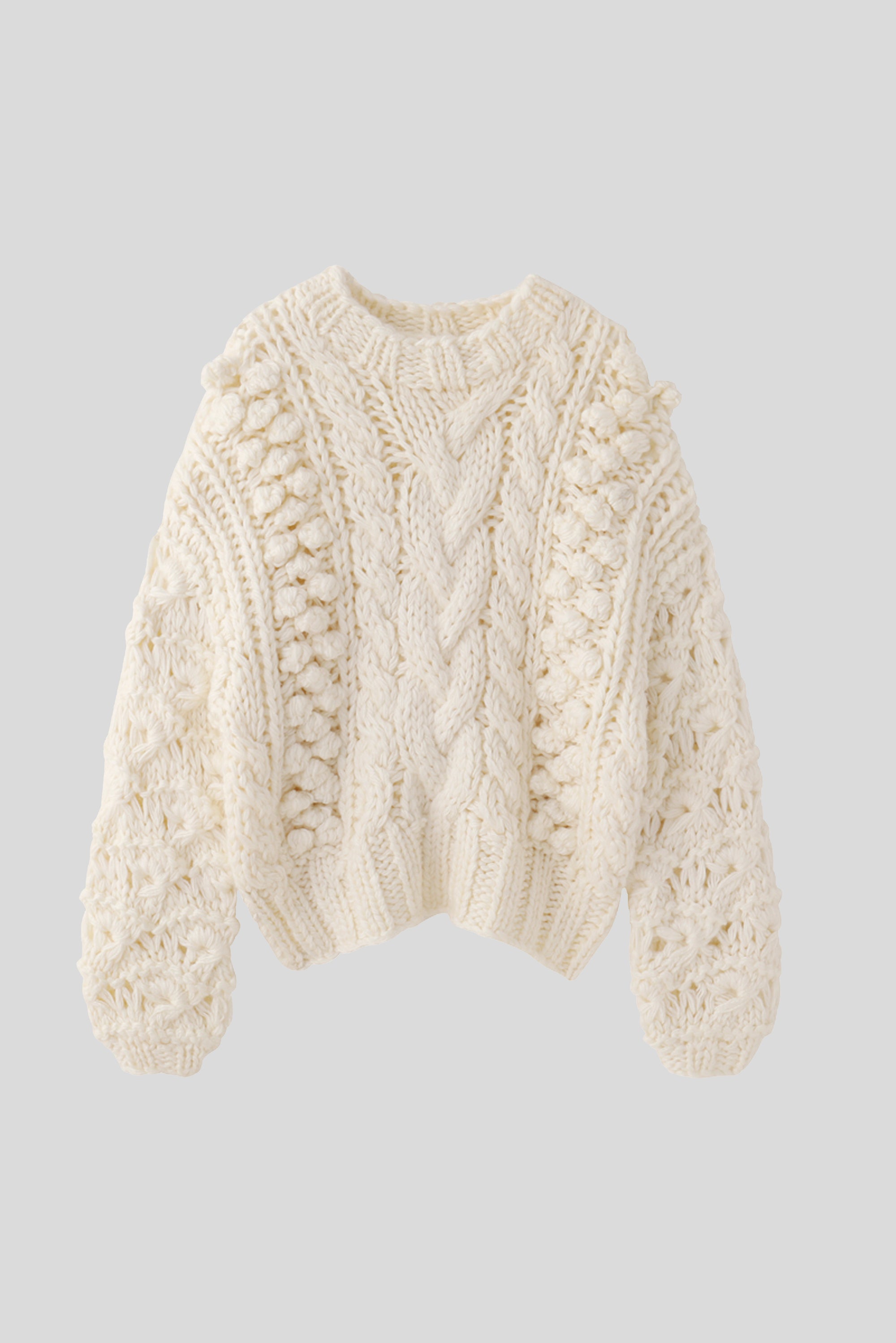 ELLA CABLE KNIT SWEATER