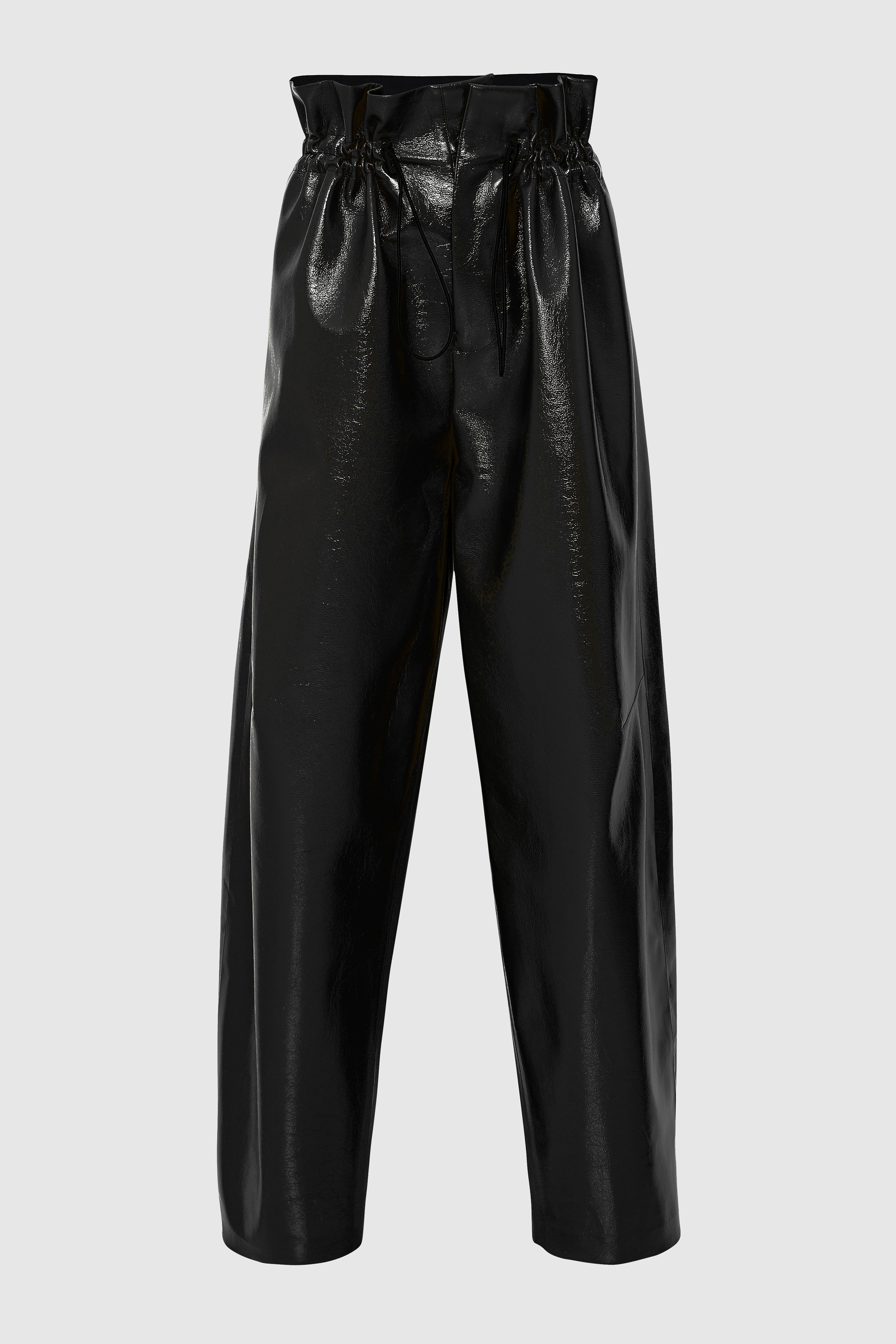 VEGAN LEATHER PARACHUTE PANTS – BLSSD
